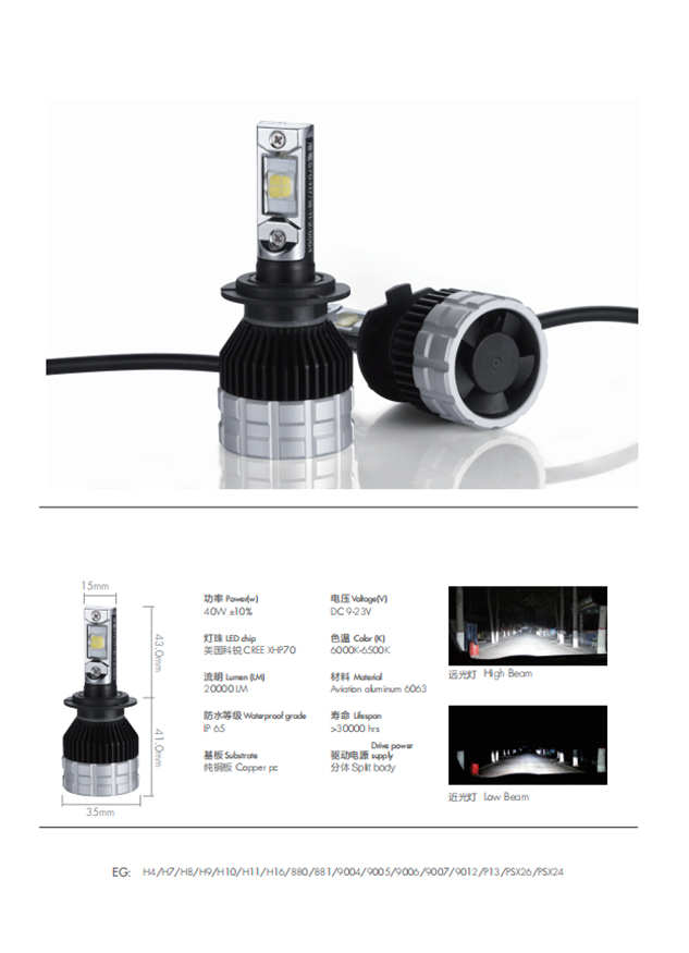 luces del proyector de la puerta del coche